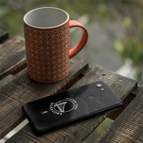 NBA Golden State Warriors Black Animal Print Google Pixel 3a XL Skin